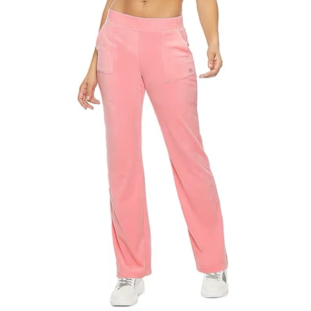 Juicy Couture Velour Mid Rise Pants